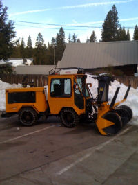 Heavy snow removal equipment